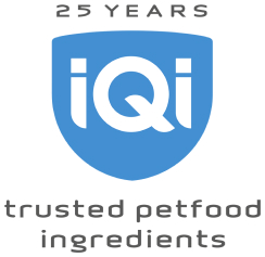 Logo IQI 25 years trusted petfood ingredients
